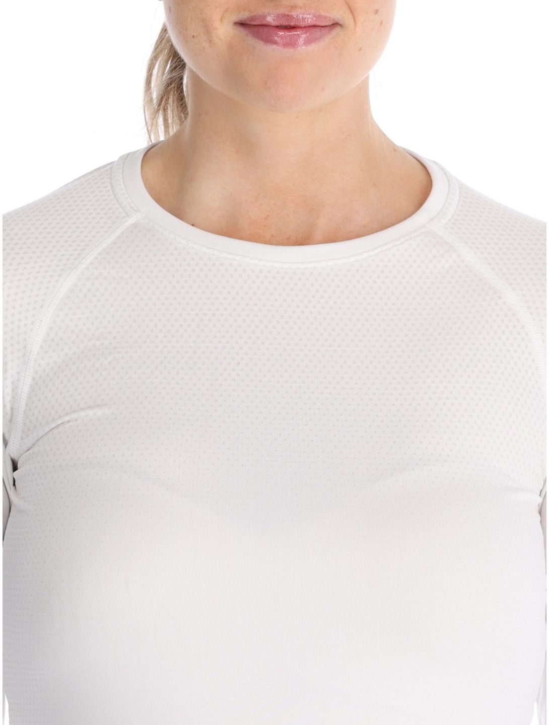 Odlo, Perfomance Light Eco Thermoshirt Damen White weiß 