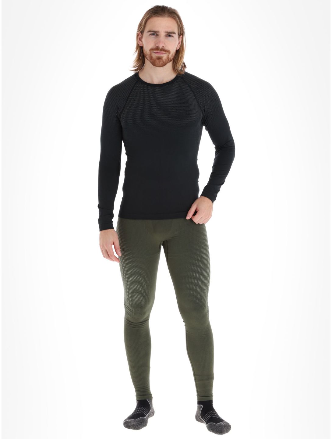 Odlo, Perfomance Light Eco Thermoshirt Herren Black schwarz 