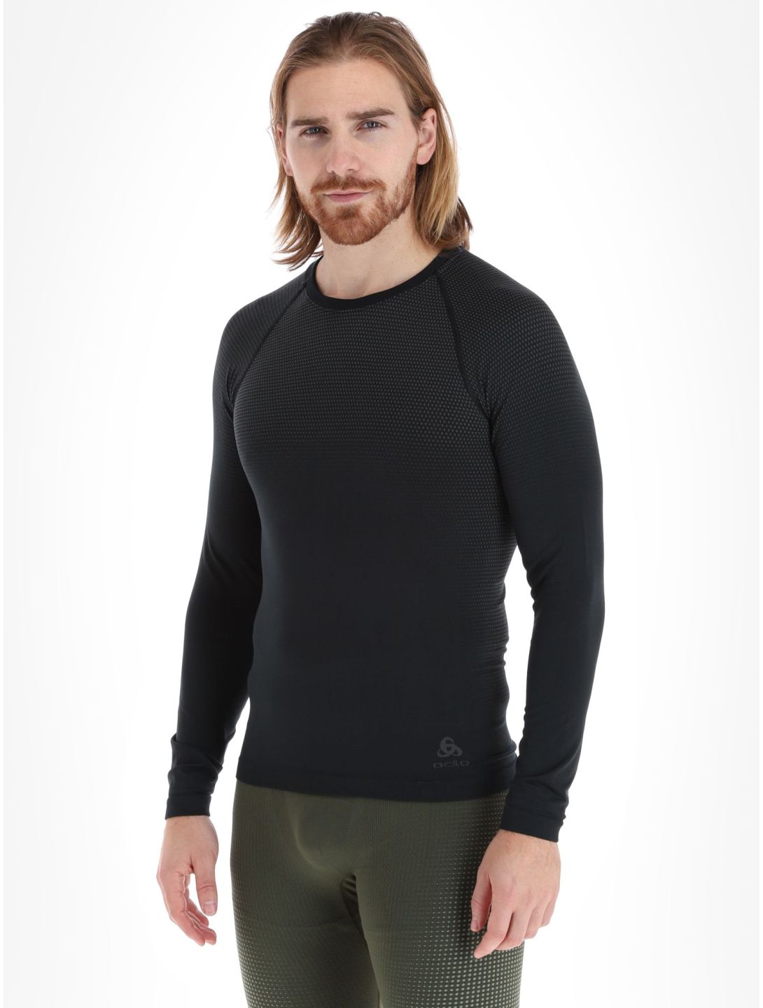 Odlo, Perfomance Light Eco Thermoshirt Herren Black schwarz 