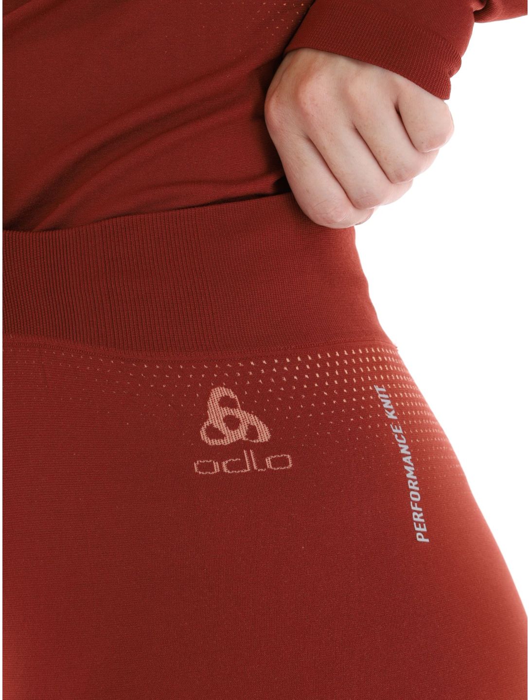 Odlo, Perfomance Light Eco Thermohose Damen Spiced Apple burgund 