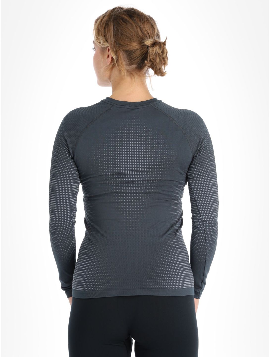 Odlo, Perfomance Warm Eco Thermoshirt Damen India Ink grau 