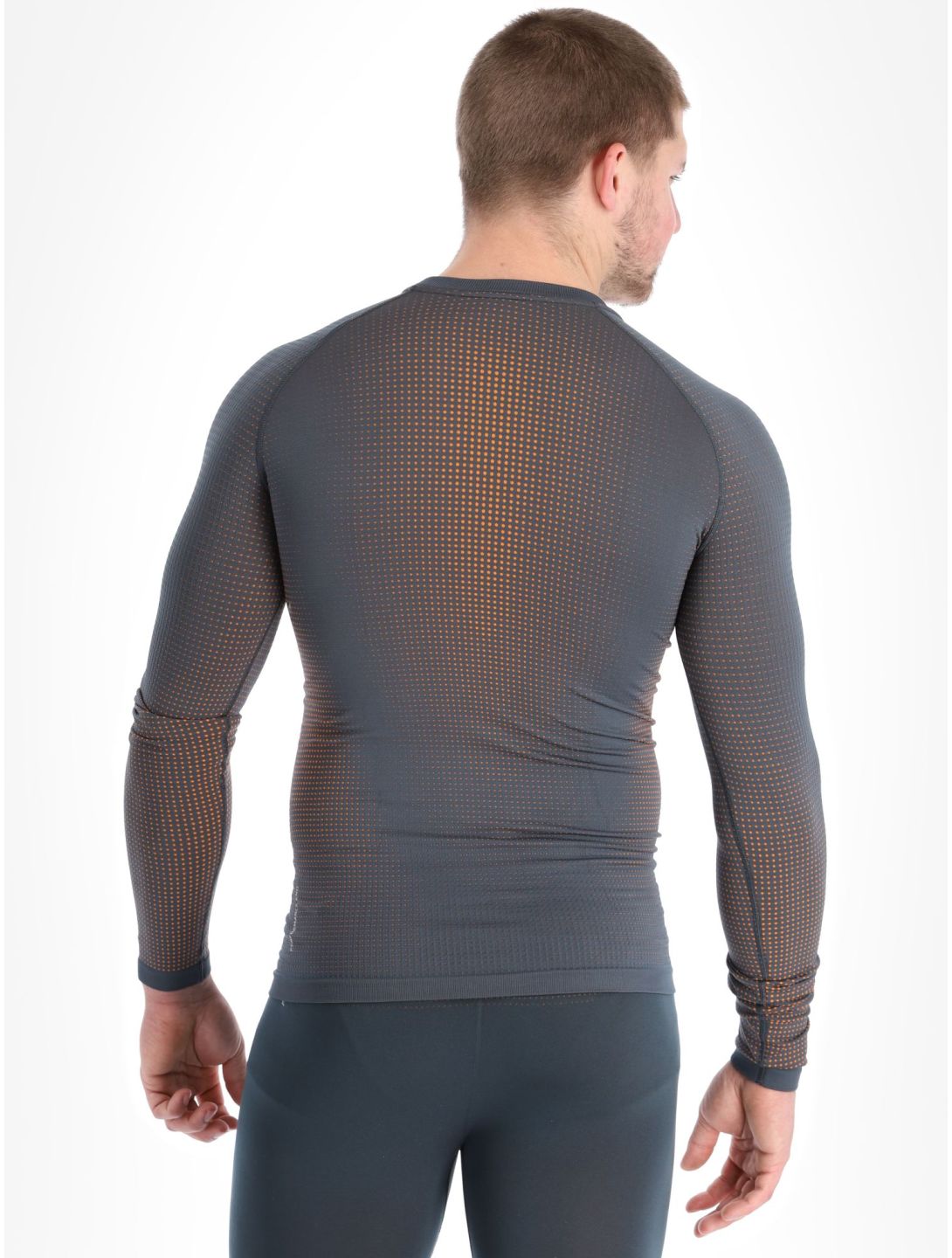 Odlo, Perfomance Warm Eco Thermoshirt Herren India Ink grau 