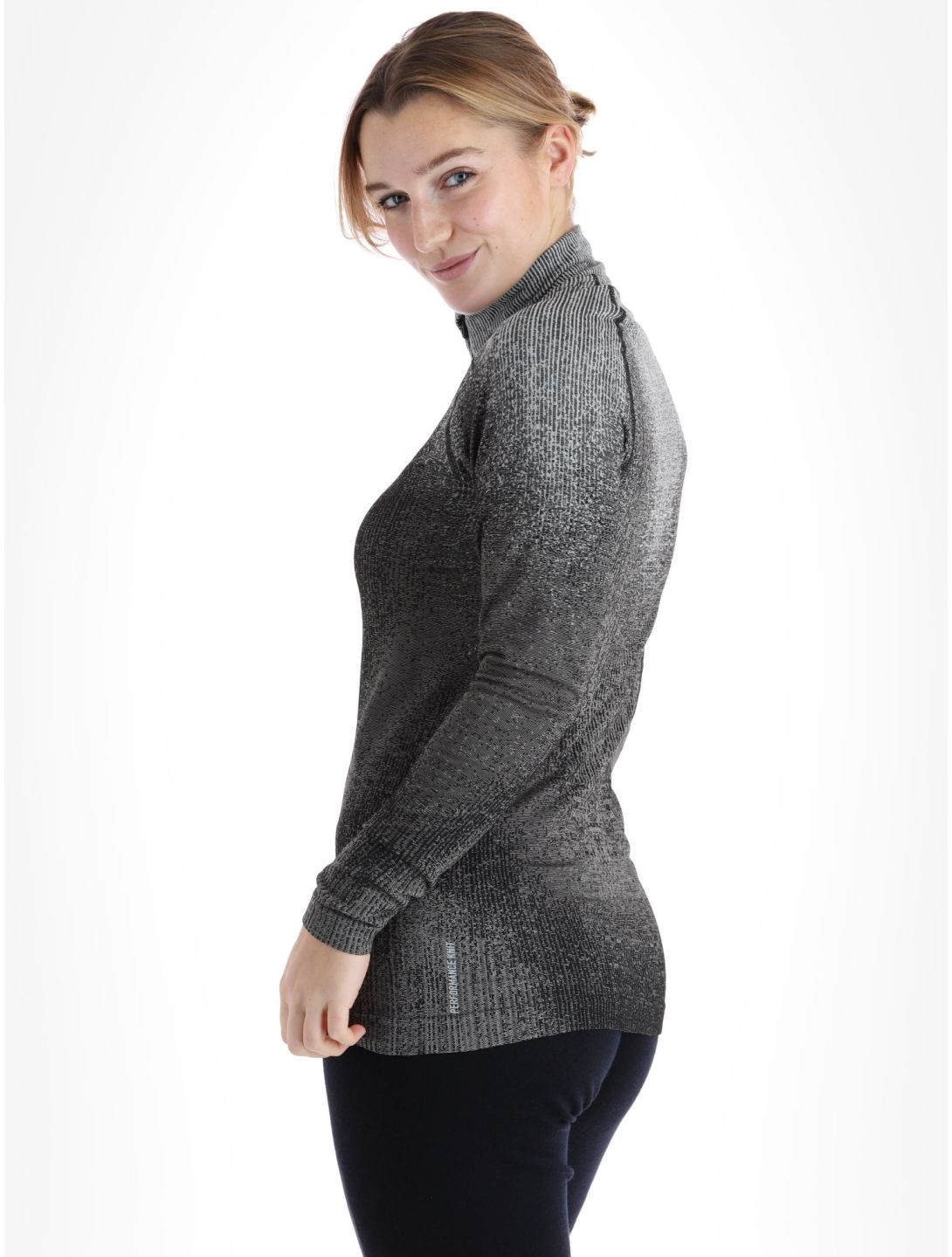 Odlo, Perfomance Zip Blackcomb Eco Pullover Damen Black schwarz 