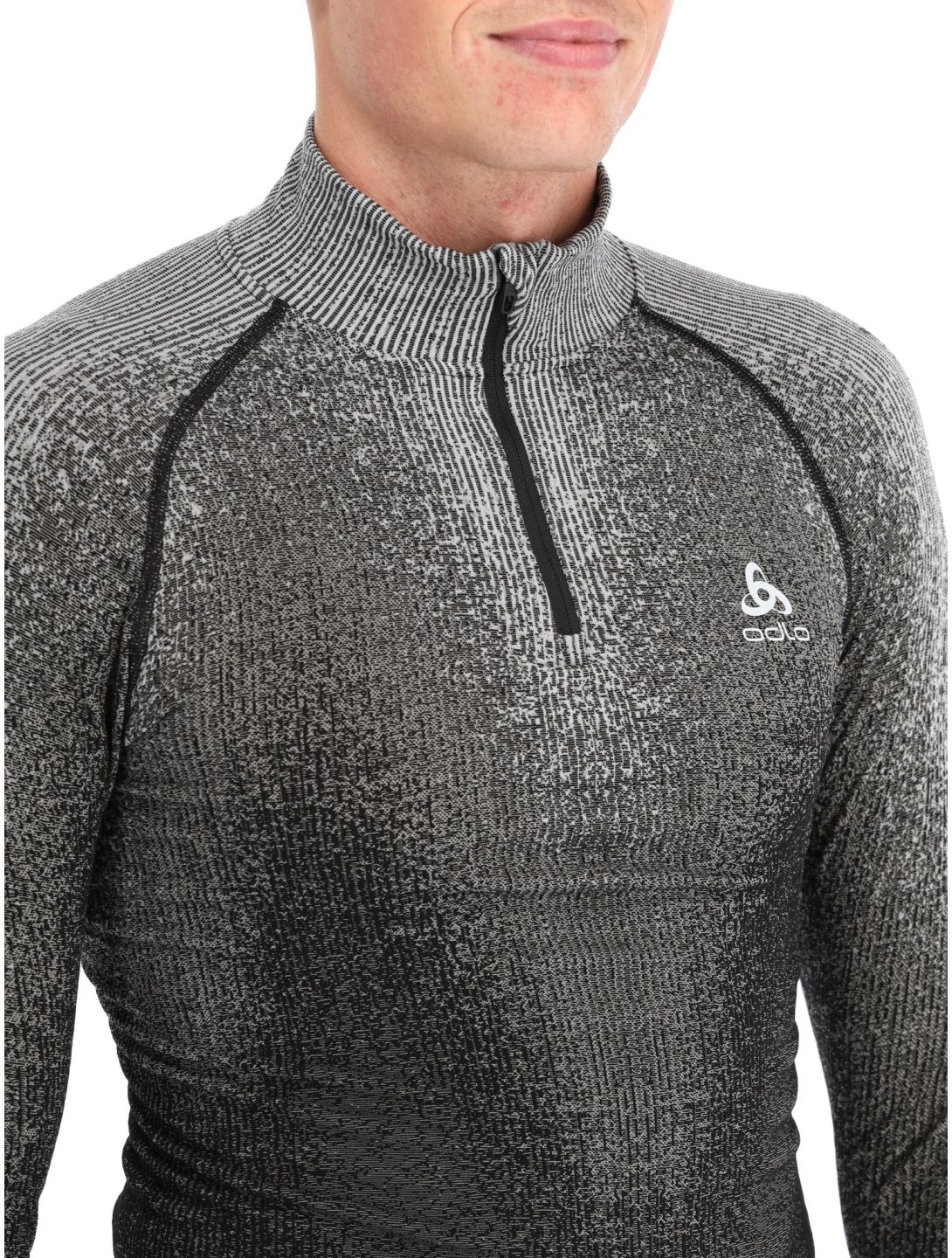 Odlo, Perfomance Zip Blackcomb Eco Pullover Herren Black schwarz 