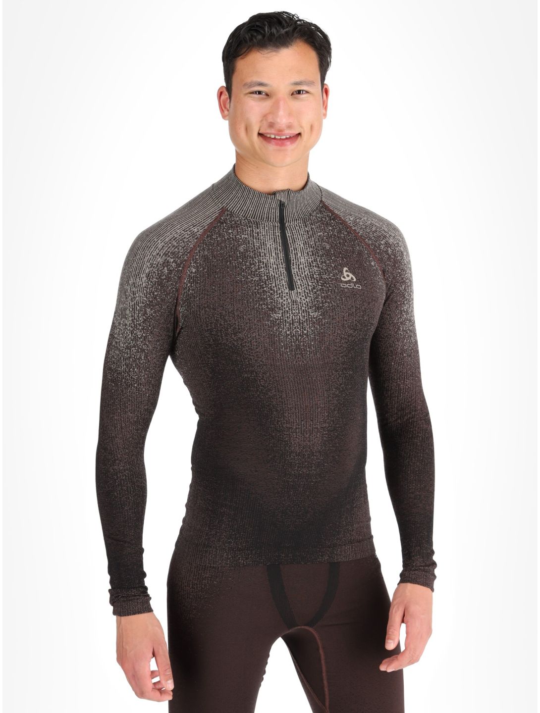 Odlo, Perfomance Zip Blackcomb Eco Pullover Herren Fudge violett 