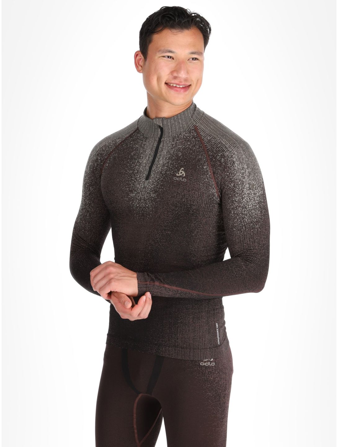 Odlo, Perfomance Zip Blackcomb Eco Pullover Herren Fudge violett 