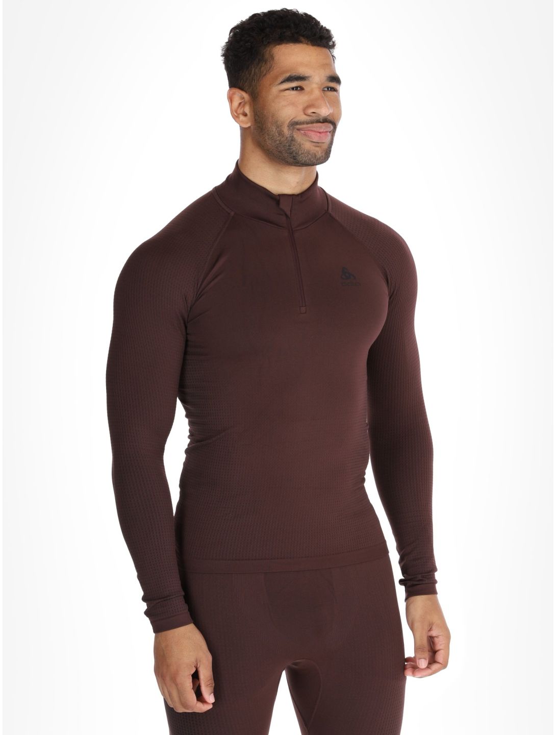 Odlo, Perfomance Zip Performance Warm Eco Pullover Herren Fudge violett 