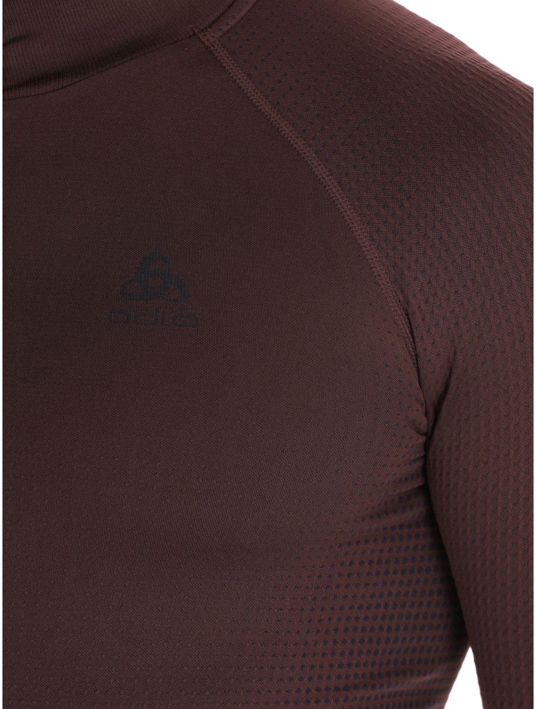 Odlo, Perfomance Zip Performance Warm Eco Pullover Herren Fudge violett 