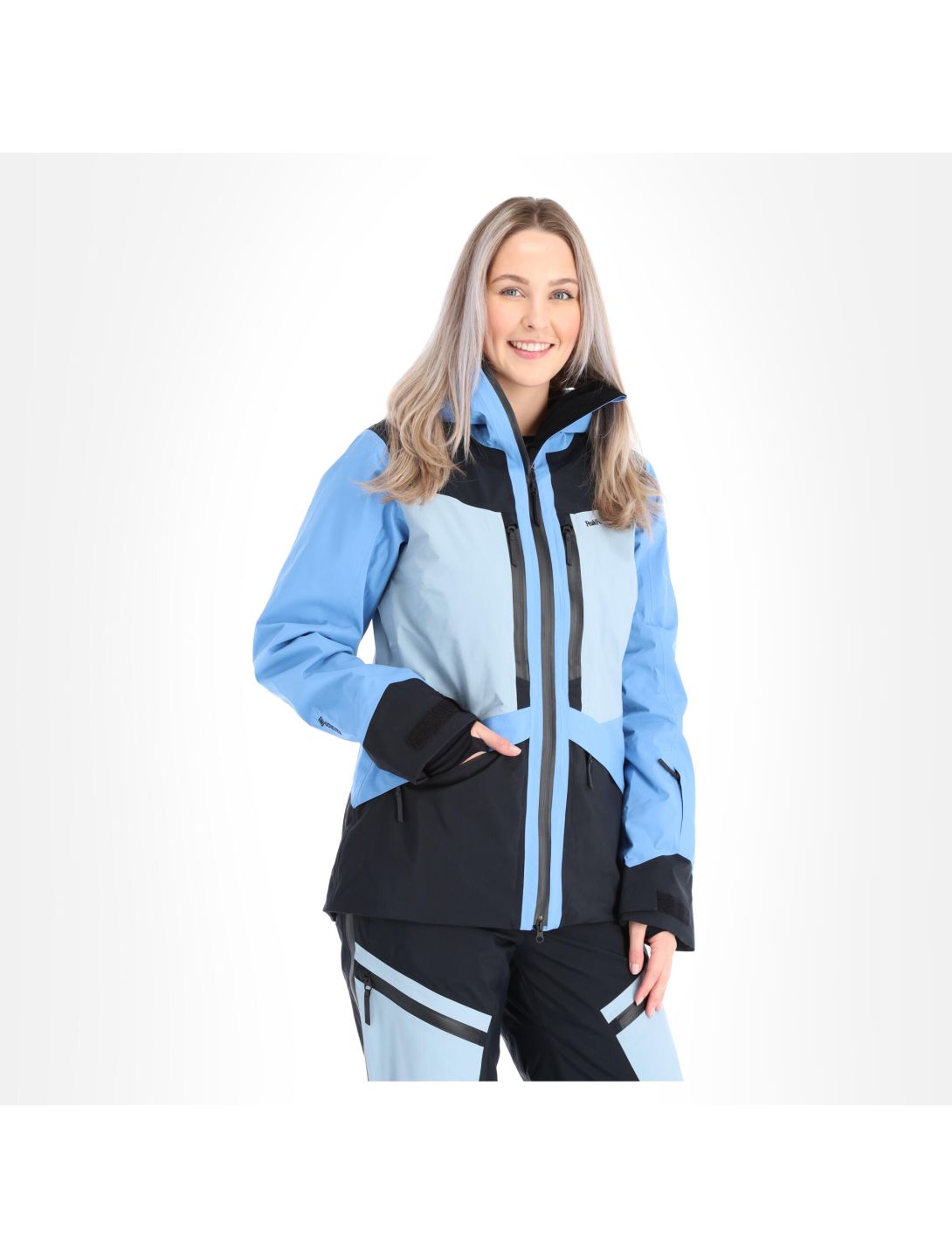 Peak Performance, Gravity 2L Skijacke Damen ice glimpse blau