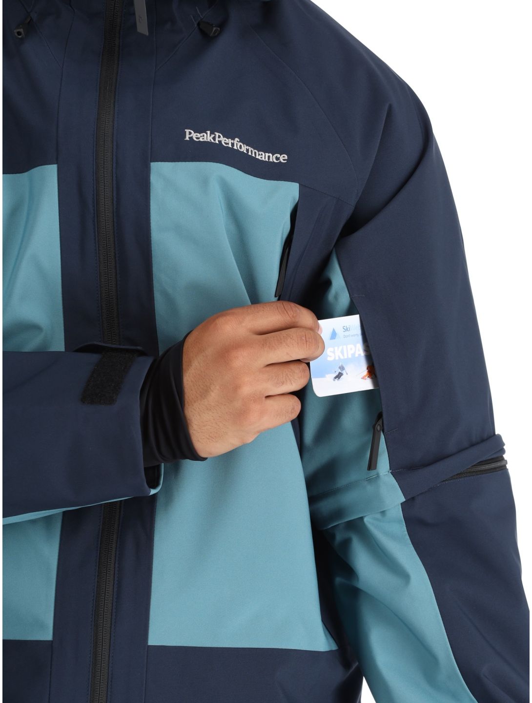 Peak Performance, M Edge 2L Skijacke Herren Blue Shadow / Hydro Fresh blau 