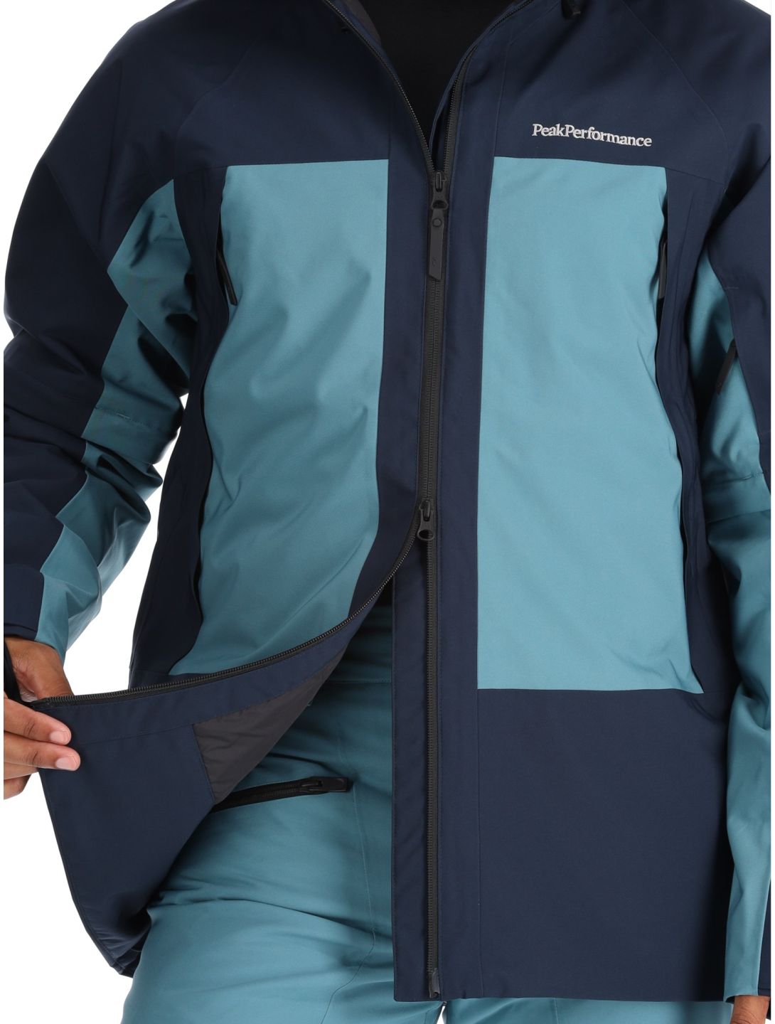 Peak Performance, M Edge 2L Skijacke Herren Blue Shadow / Hydro Fresh blau 