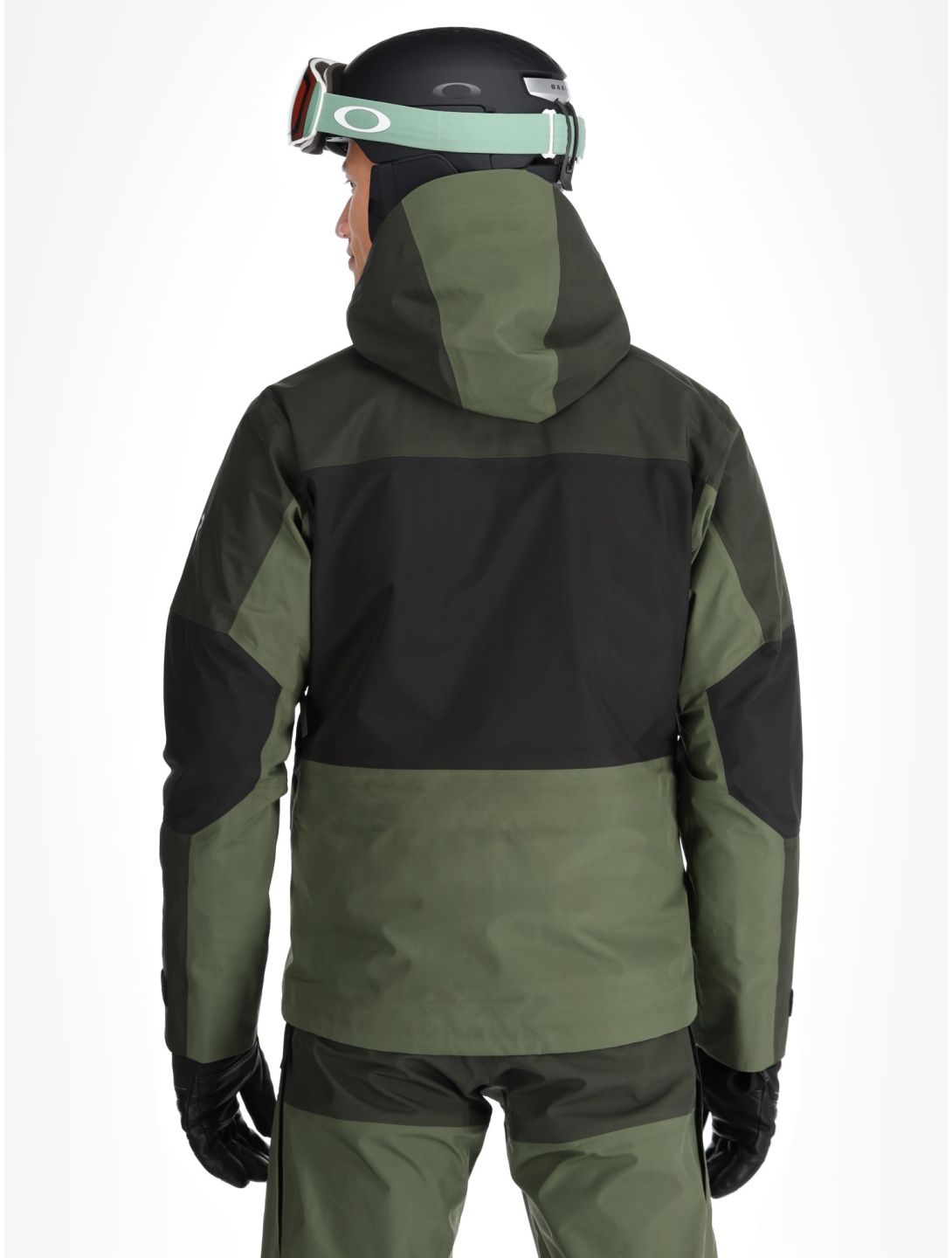 Peak Performance, M Gravity Gore-Tex 3L Hardshell Skijacke Herren Olive Extreme / Offblack / Pine Needle grün, schwarz 