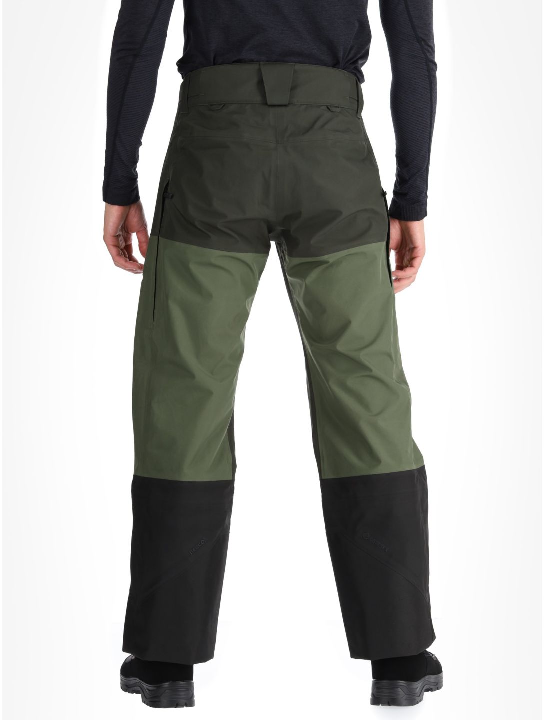 Peak Performance, M Gravity Gore-Tex 3L Hardshell Skihose Herren Olive Extreme / Pine Needle / Offblack grün, schwarz 