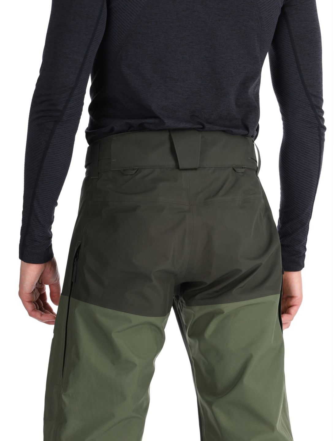 Peak Performance, M Gravity Gore-Tex 3L Hardshell Skihose Herren Olive Extreme / Pine Needle / Offblack grün, schwarz 