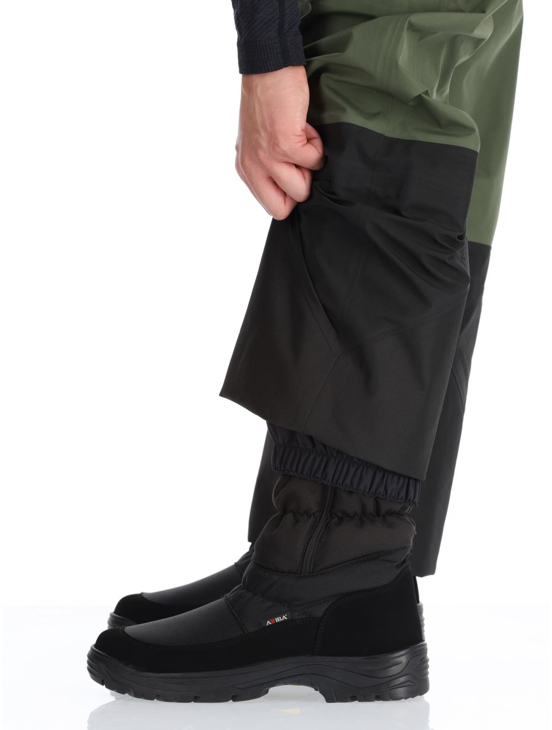 Peak Performance, M Gravity Gore-Tex 3L Hardshell Skihose Herren Olive Extreme / Pine Needle / Offblack grün, schwarz 