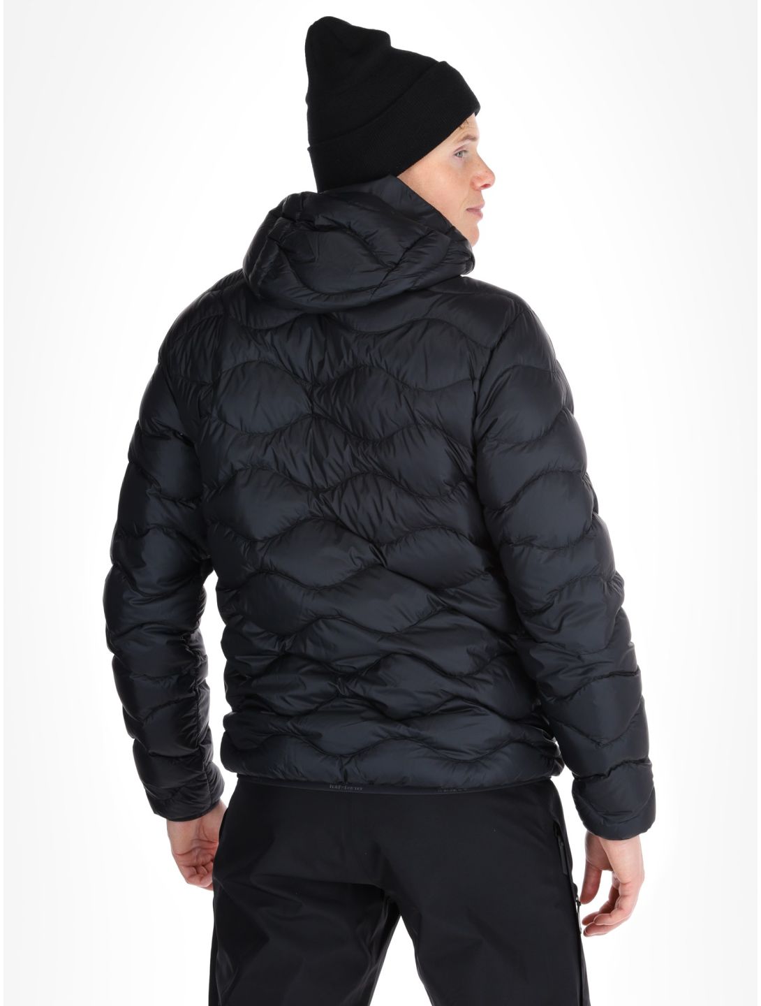 Peak Performance, M Helium Down Hood Daunenjacke Herren Black schwarz 