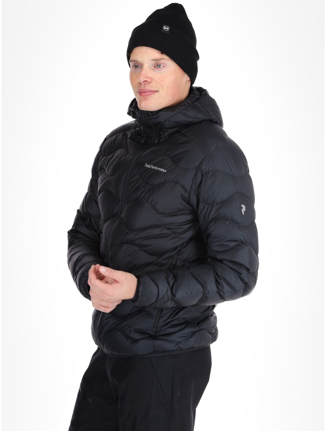 Peak Performance, M Helium Down Hood Daunenjacke Herren Black schwarz 