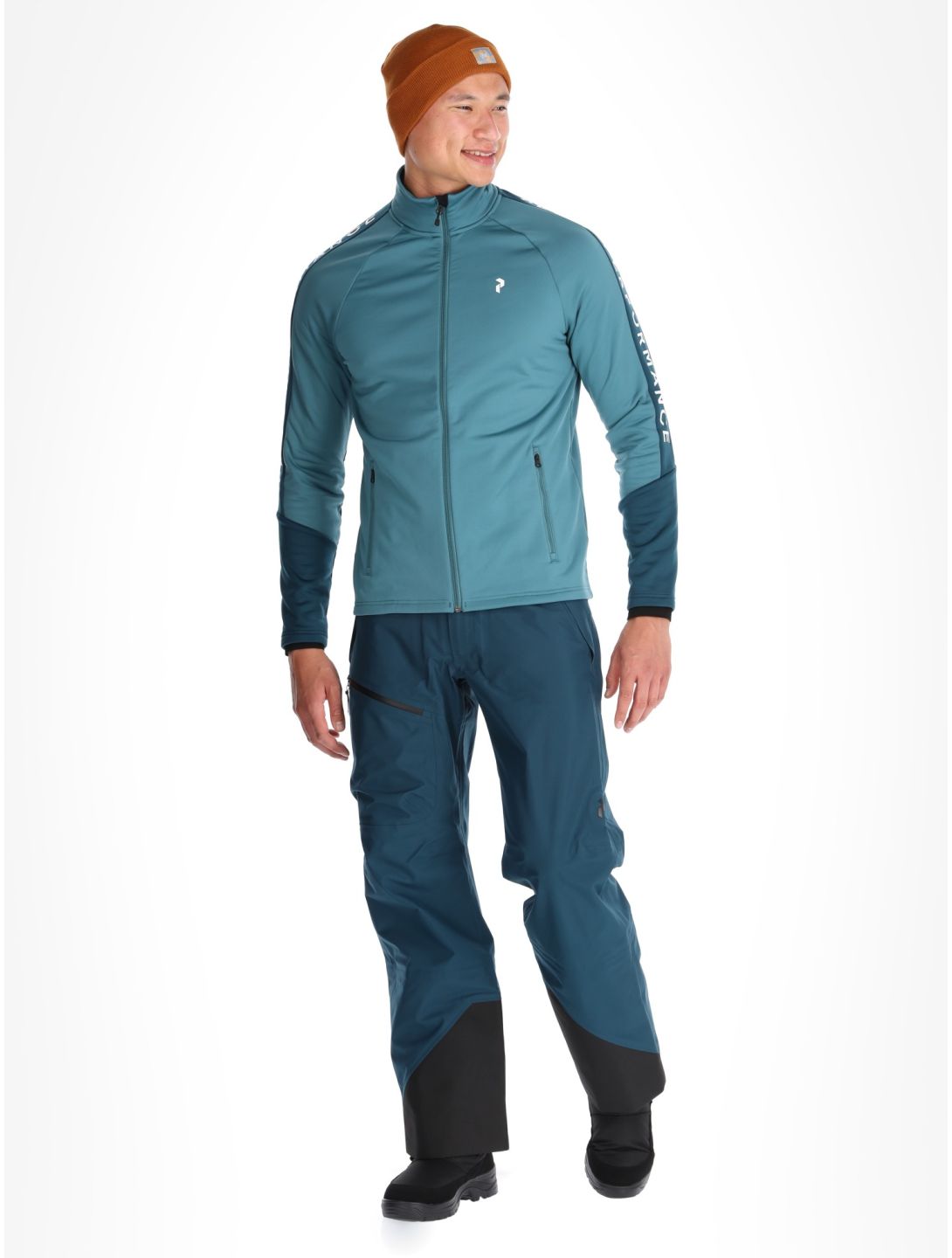 Peak Performance, M Rider Zip Jacke Herren Hydro Fresh / Infinity Teel blau 