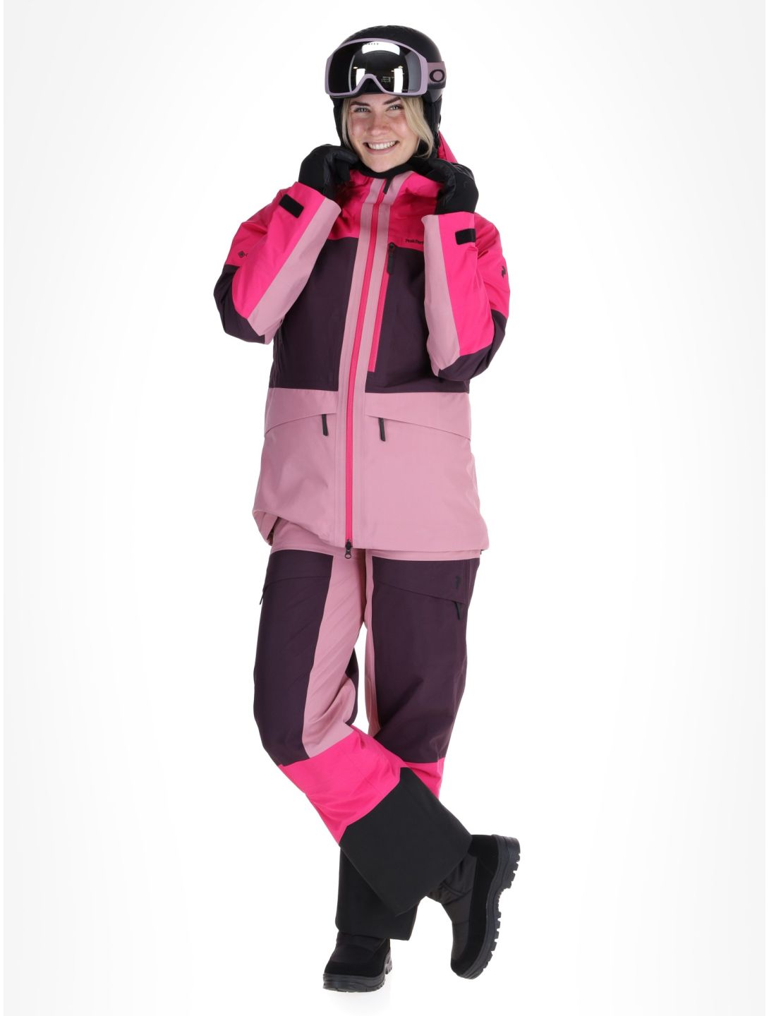 Peak Performance, W Gravity Gore-Tex 3L Hardshell Skijacke Damen Beetroot Purple / Mystic Purple / Bitter Root rosa, violett 