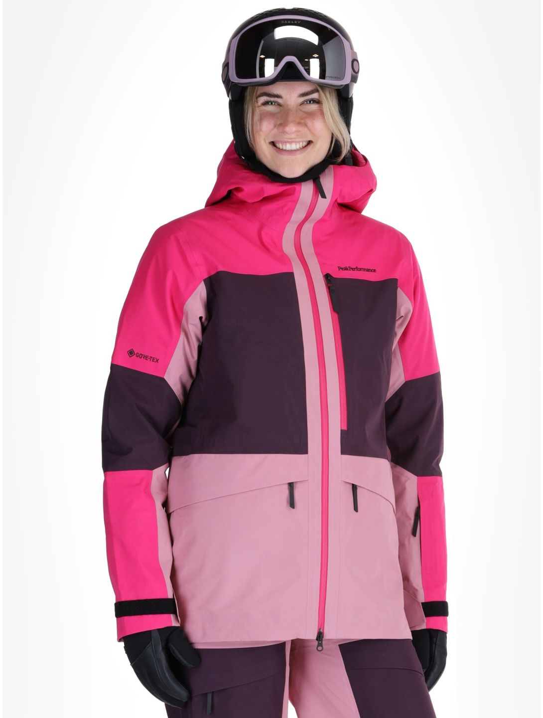 Peak Performance, W Gravity Gore-Tex 3L Hardshell Skijacke Damen Beetroot Purple / Mystic Purple / Bitter Root rosa, violett 