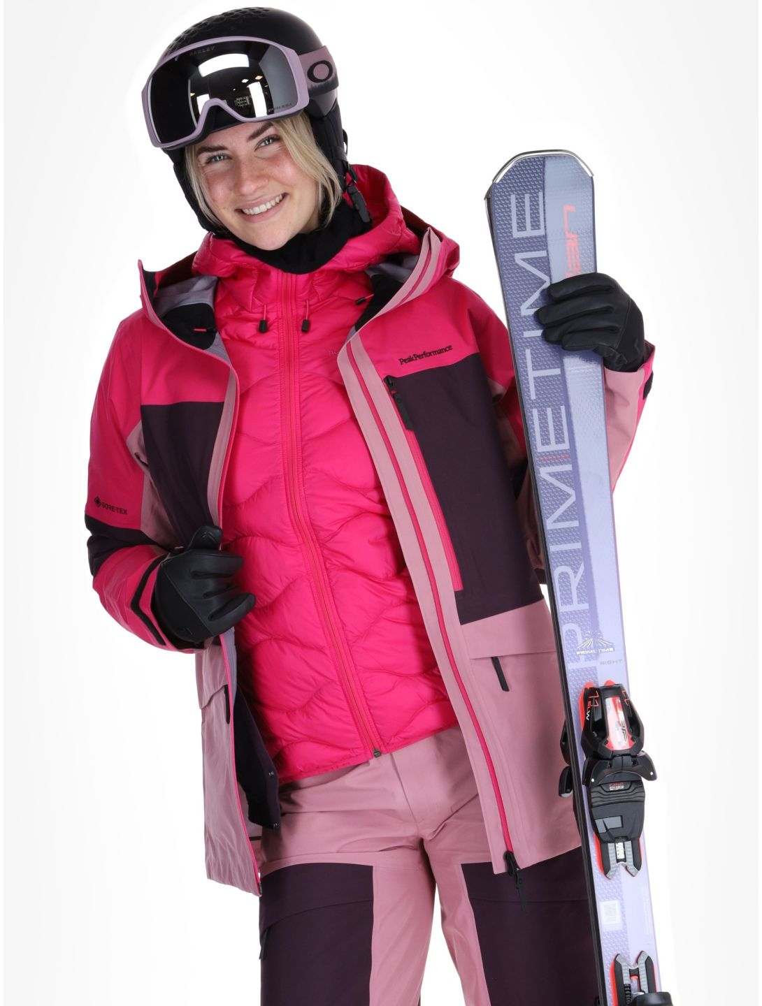 Peak Performance, W Gravity Gore-Tex 3L Hardshell Skijacke Damen Beetroot Purple / Mystic Purple / Bitter Root rosa, violett 