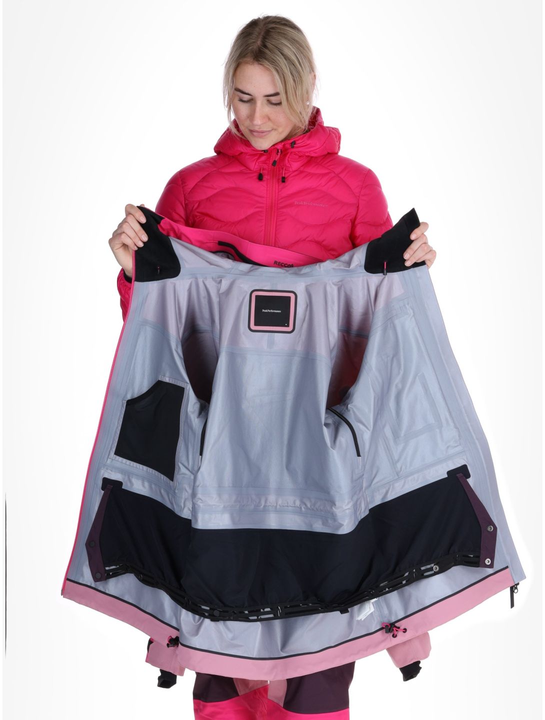 Peak Performance, W Gravity Gore-Tex 3L Hardshell Skijacke Damen Beetroot Purple / Mystic Purple / Bitter Root rosa, violett 