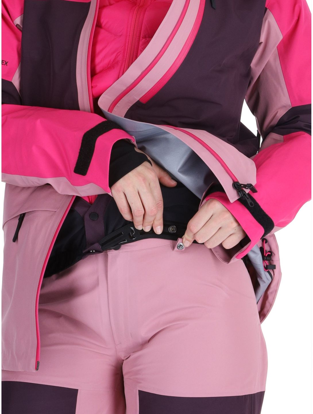 Peak Performance, W Gravity Gore-Tex 3L Hardshell Skijacke Damen Beetroot Purple / Mystic Purple / Bitter Root rosa, violett 