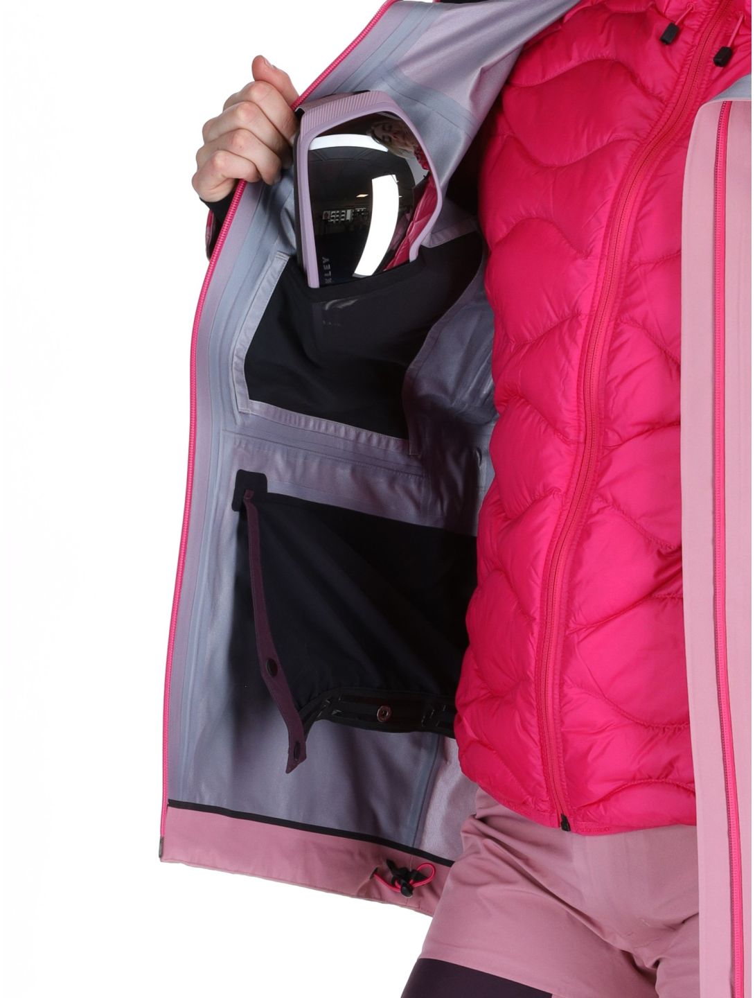 Peak Performance, W Gravity Gore-Tex 3L Hardshell Skijacke Damen Beetroot Purple / Mystic Purple / Bitter Root rosa, violett 