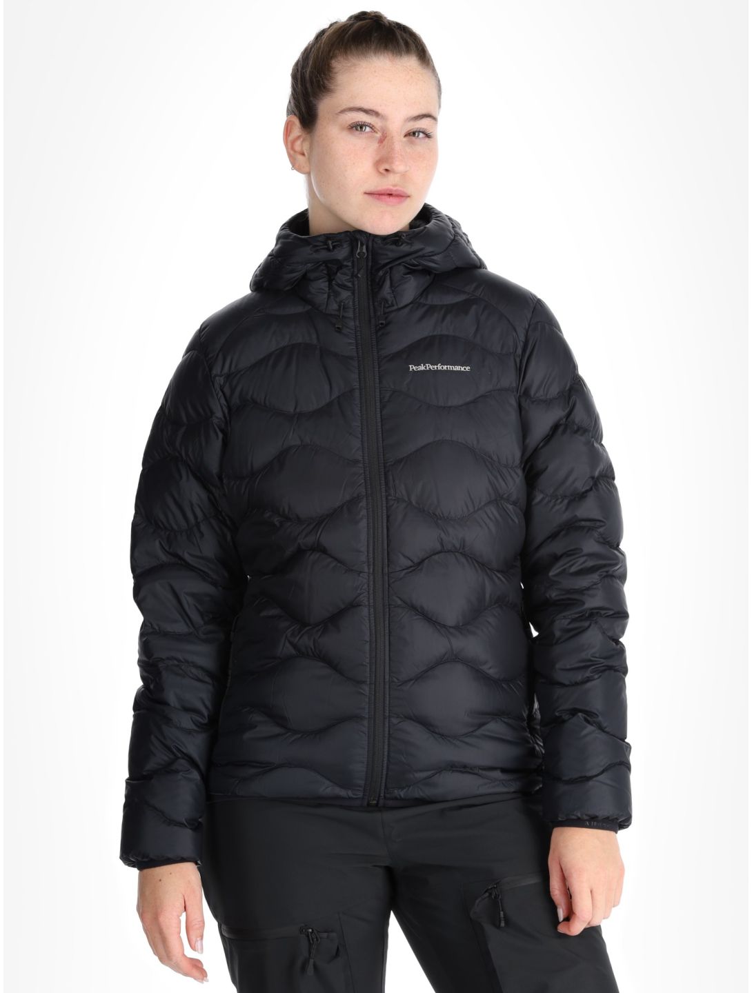 Peak Performance, W Helium Down Hood Daunenjacke Damen Black schwarz 