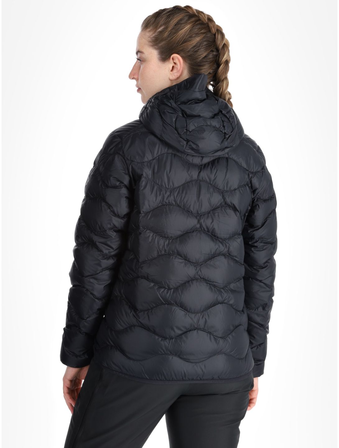 Peak Performance, W Helium Down Hood Daunenjacke Damen Black schwarz 