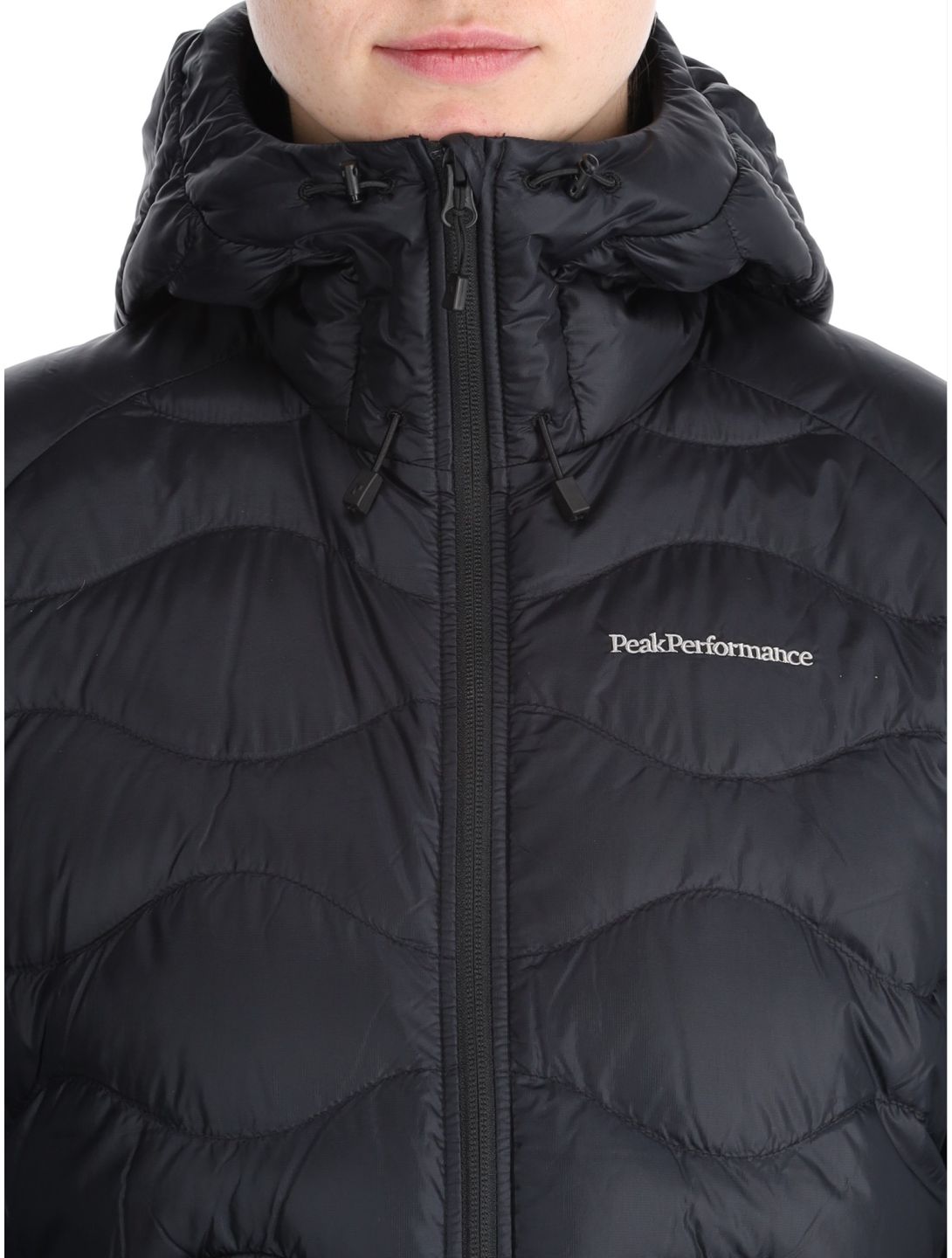 Peak Performance, W Helium Down Hood Daunenjacke Damen Black schwarz 