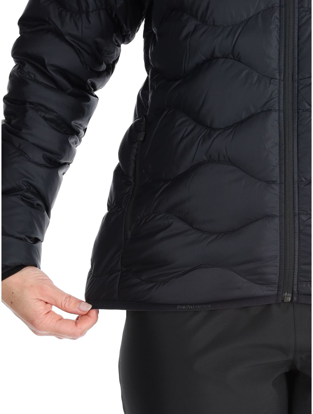 Peak Performance, W Helium Down Hood Daunenjacke Damen Black schwarz 