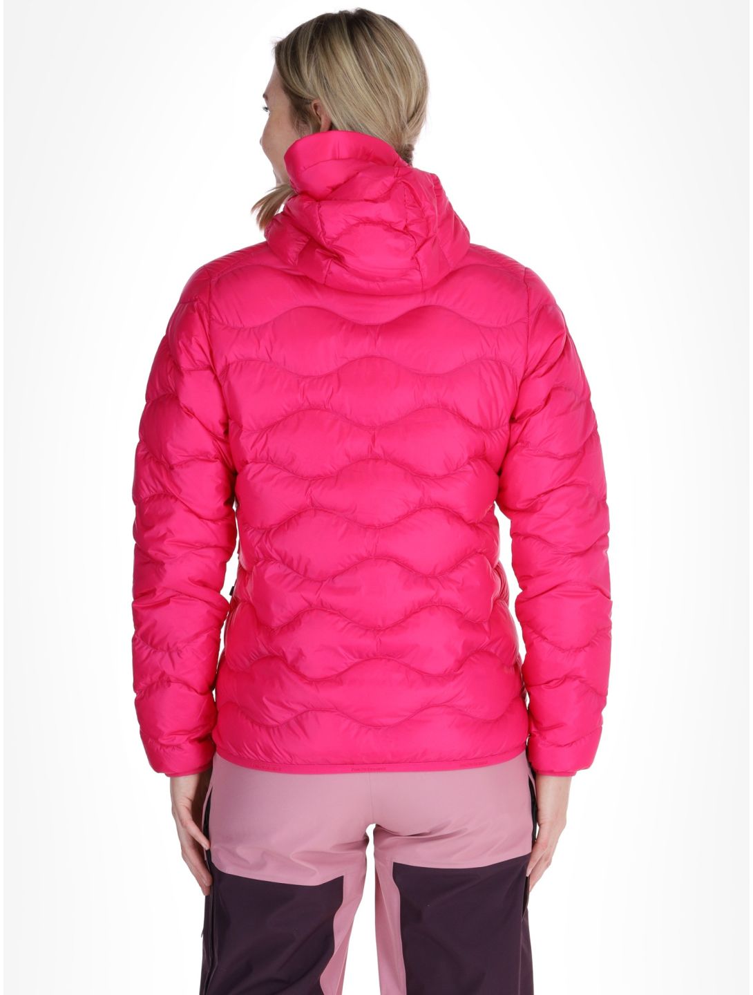 Peak Performance, W Helium Down Hood Daunenjacke Damen Beetroot Purple violett 