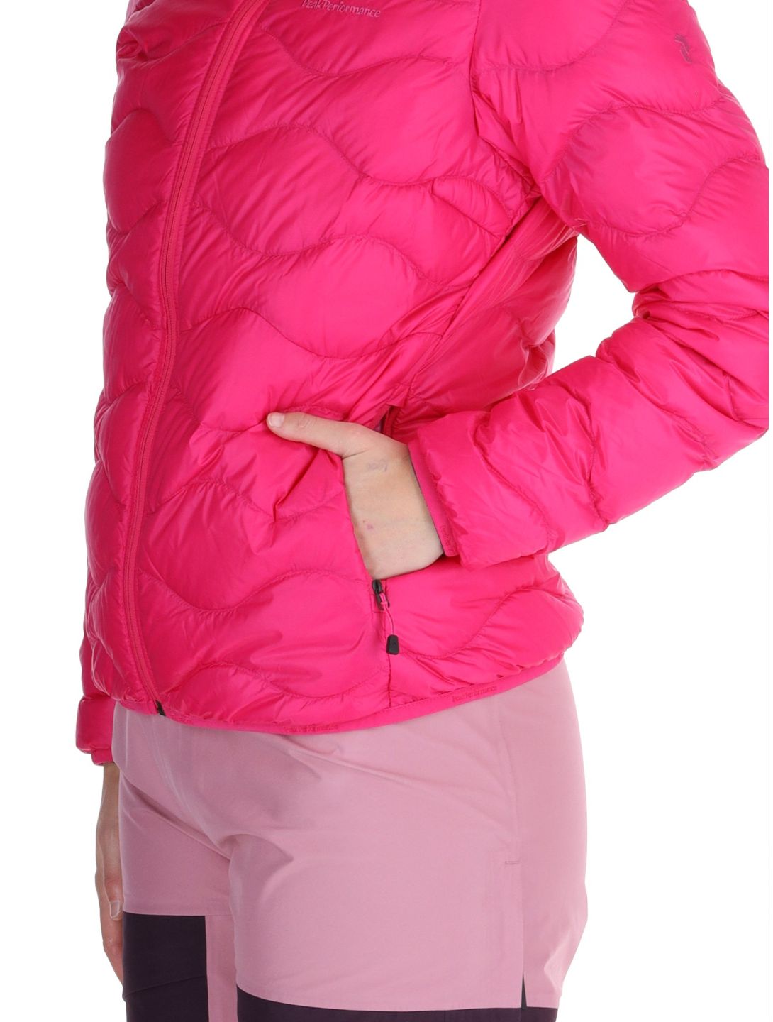 Peak Performance, W Helium Down Hood Daunenjacke Damen Beetroot Purple violett 