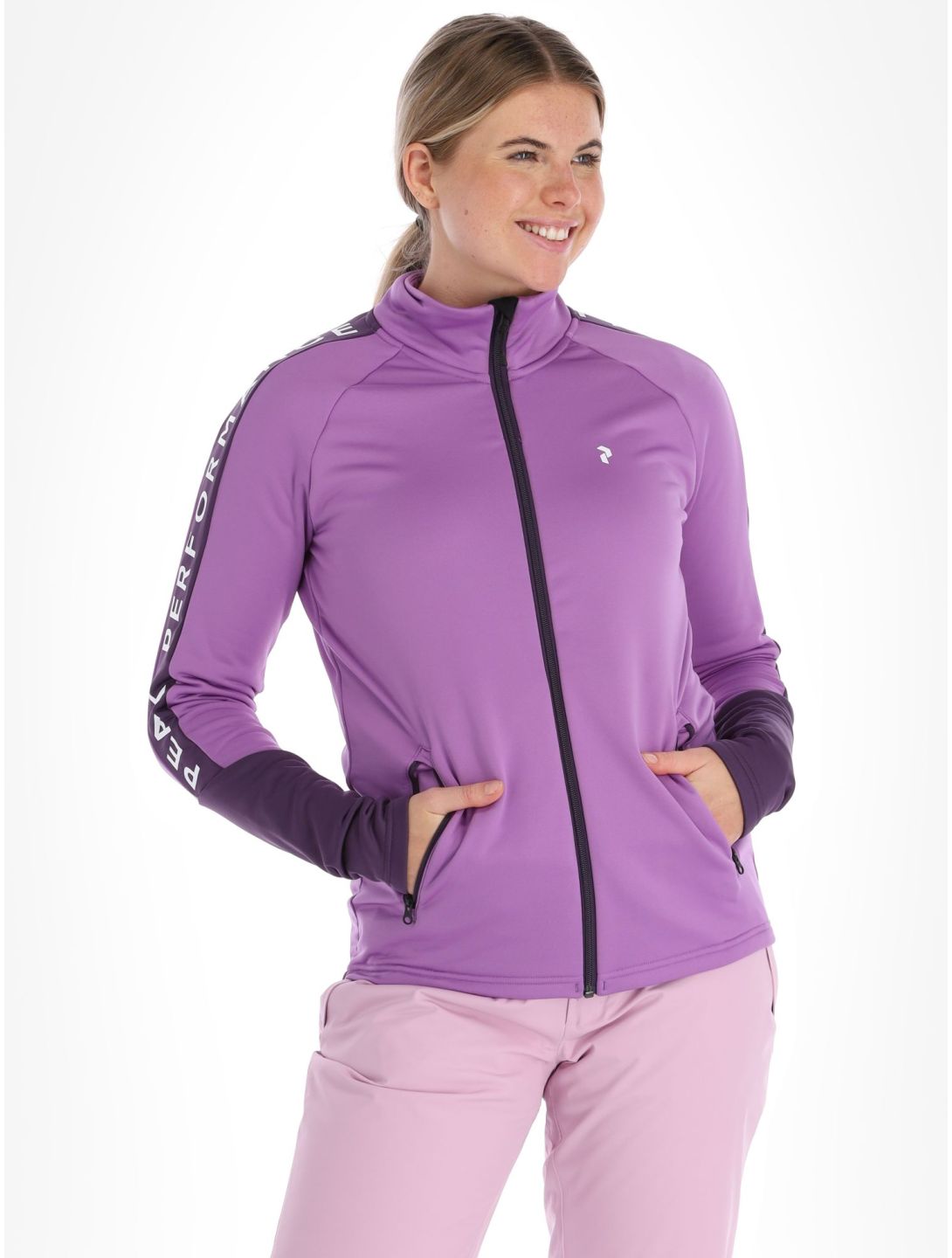 Peak Performance, W Rider Mid Zip Jacke Damen Action Lilac Indigo violett 