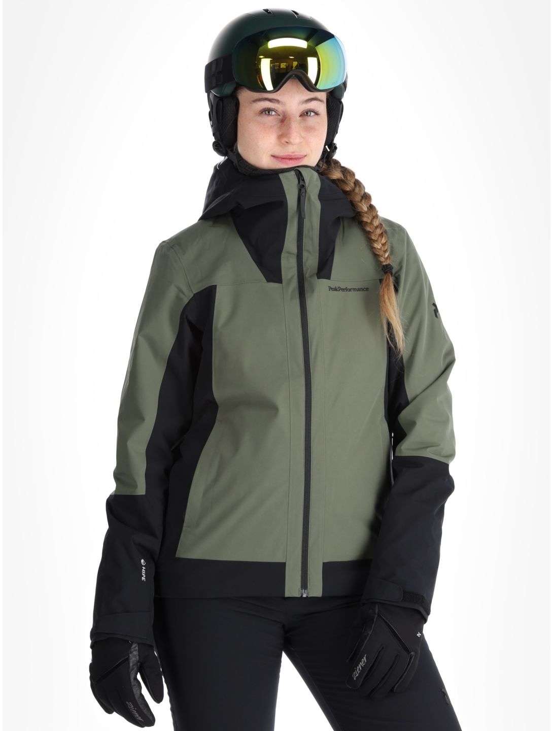 Peak Performance, W Rider Tech 2L Skijacke Damen Pine Needle / Black grün, schwarz 