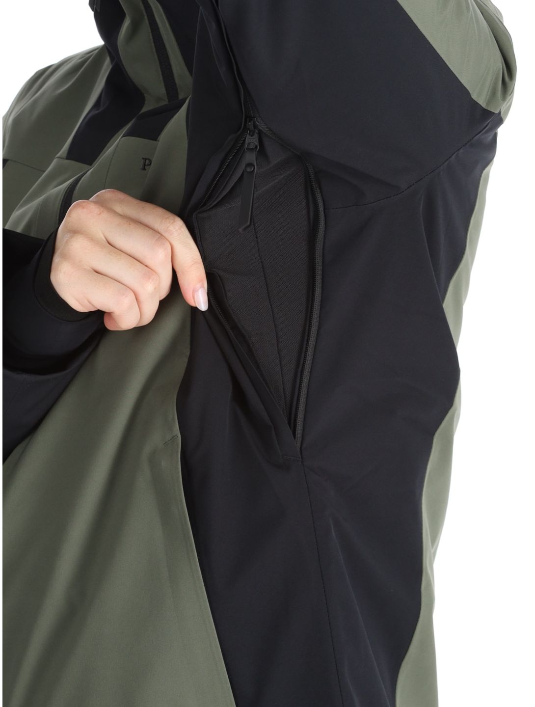 Peak Performance, W Rider Tech 2L Skijacke Damen Pine Needle / Black grün, schwarz 