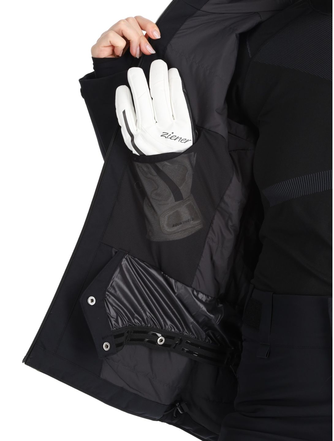 Peak Performance, W Rider Tech 2L Skijacke Damen Pine Needle / Black grün, schwarz 