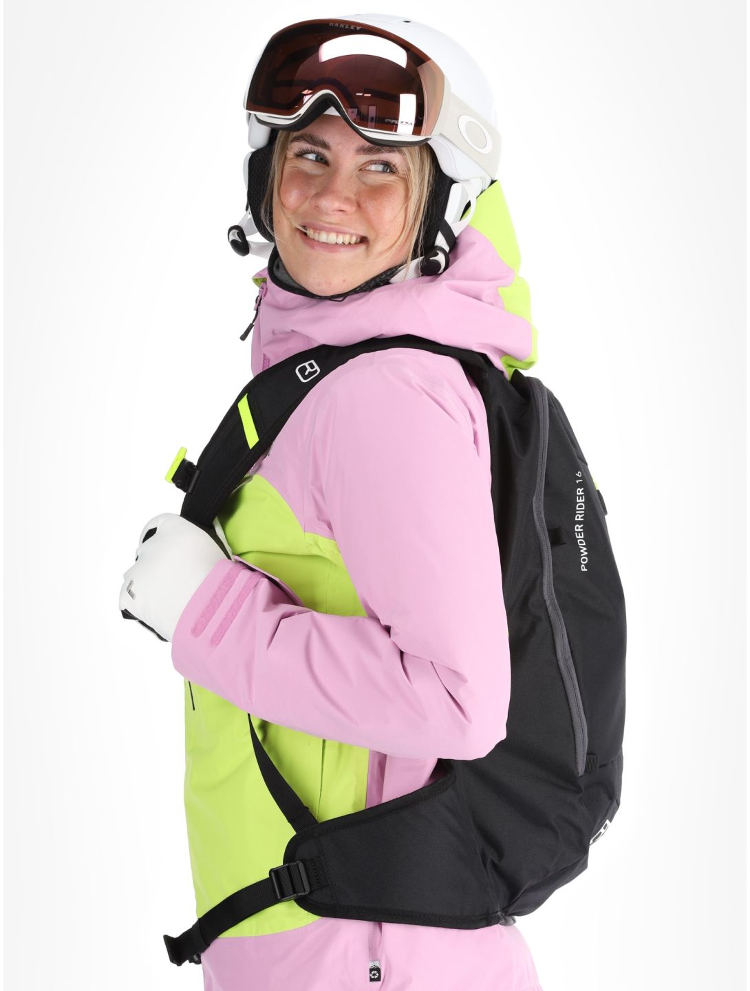 Picture, Acidid 3L Hardshell Skijacke Damen Orchid Acid Lime grün, rosa 