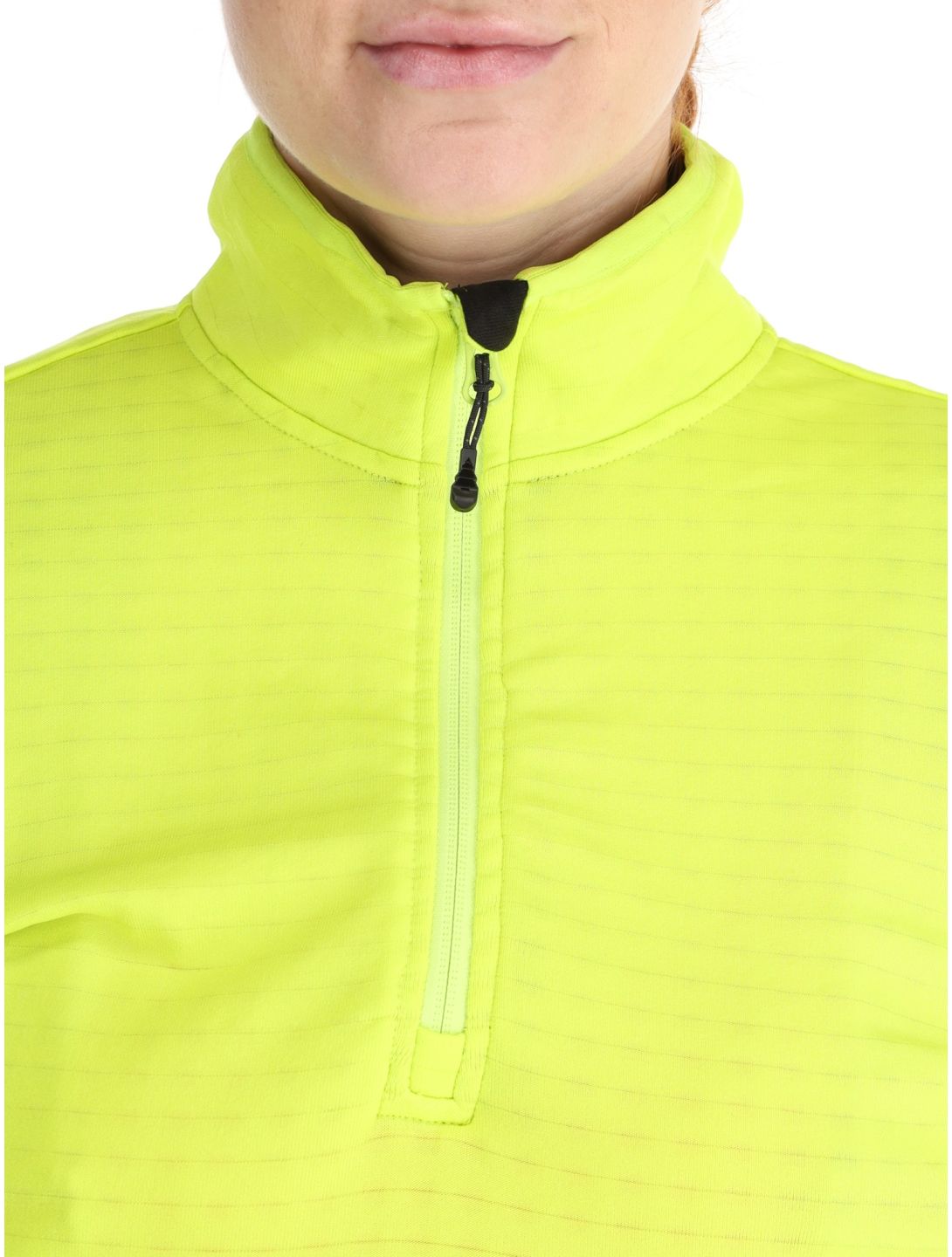 Picture, Bake W 1/4 Grid Pullover Damen Acid Lime grün 