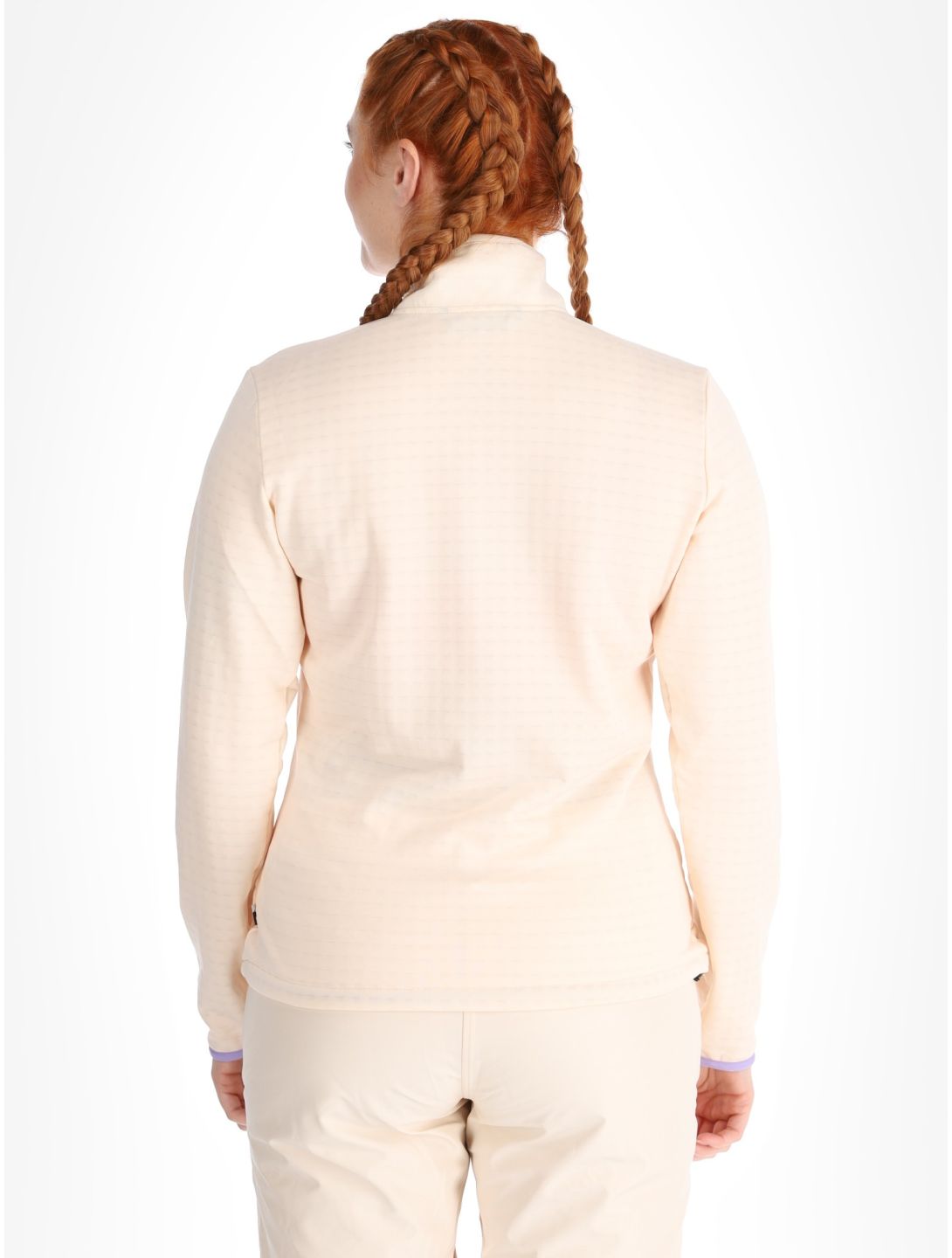 Picture, Bake W 1/4 Grid Pullover Damen Vanilla beige 