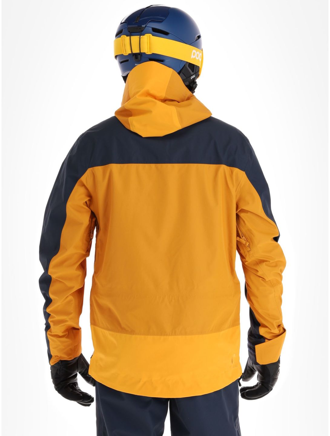 Picture, Broader 3L Hardshell Skijacke Herren Camel-Dark Blue blau, orange 