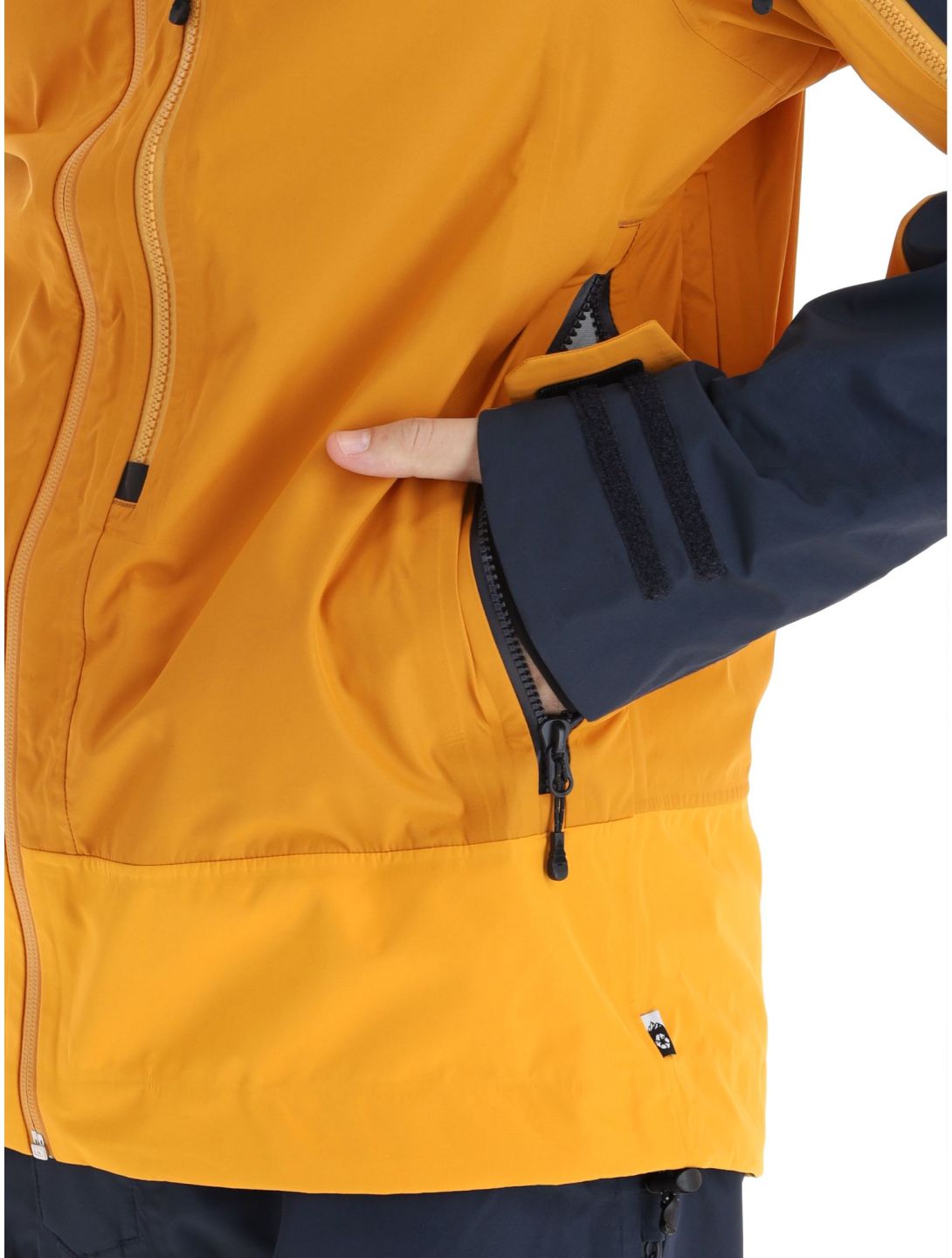 Picture, Broader 3L Hardshell Skijacke Herren Camel-Dark Blue blau, orange 