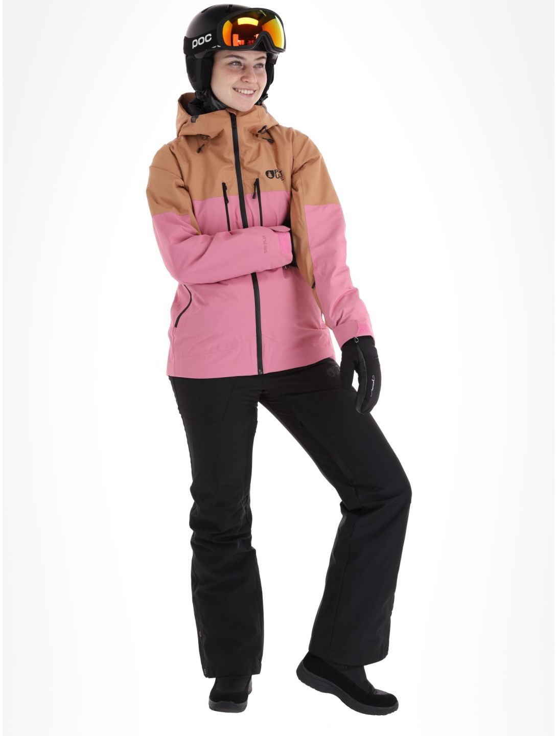 Picture, Exa Skijacke Damen Cashmere Rose orange, rosa 