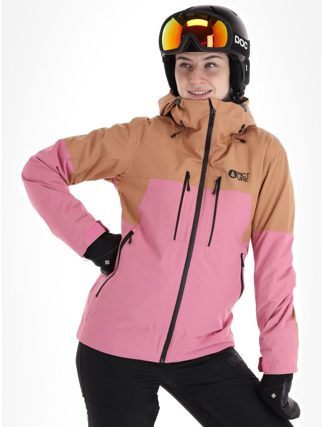 Picture, Exa Skijacke Damen Cashmere Rose orange, rosa 