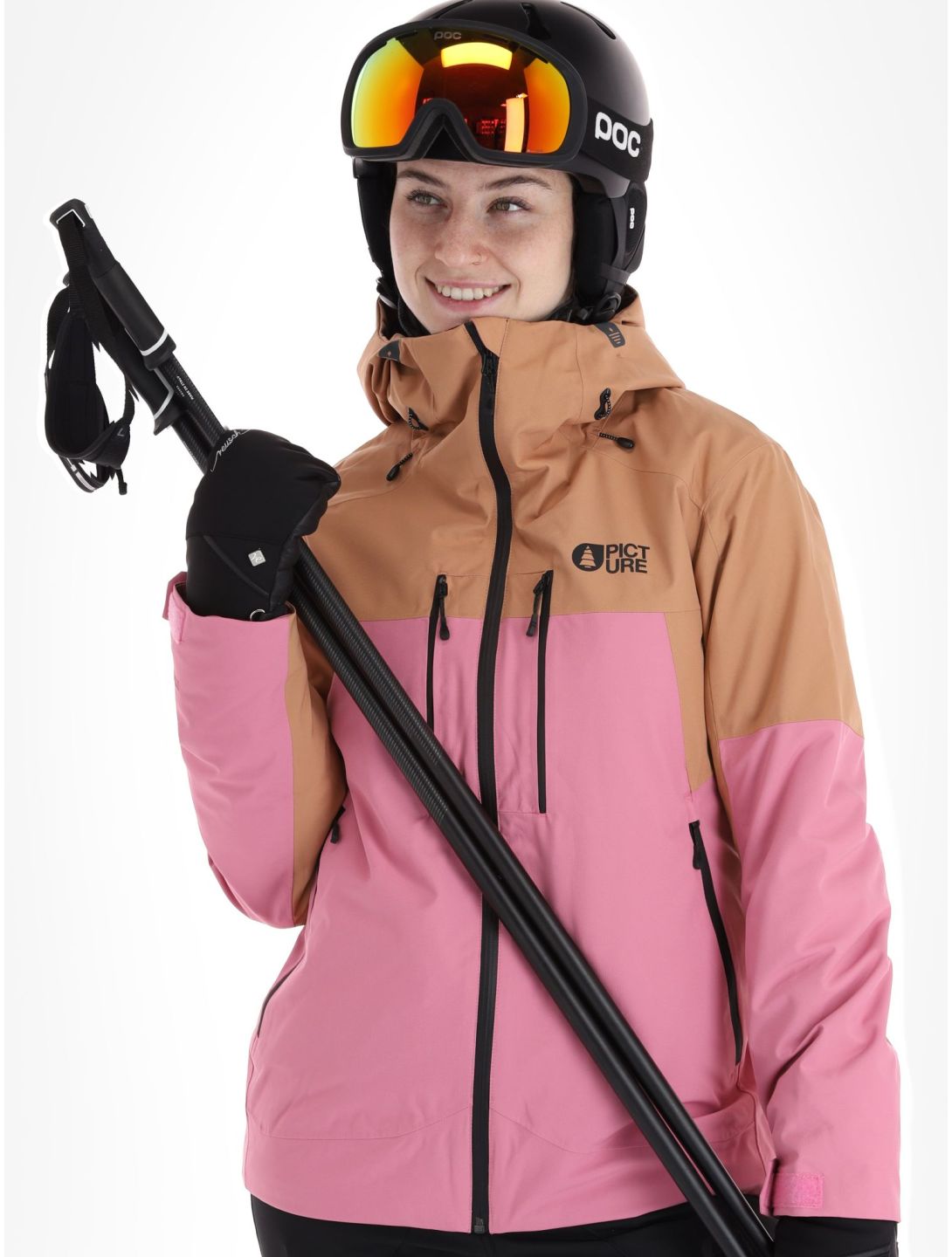 Picture, Exa Skijacke Damen Cashmere Rose orange, rosa 