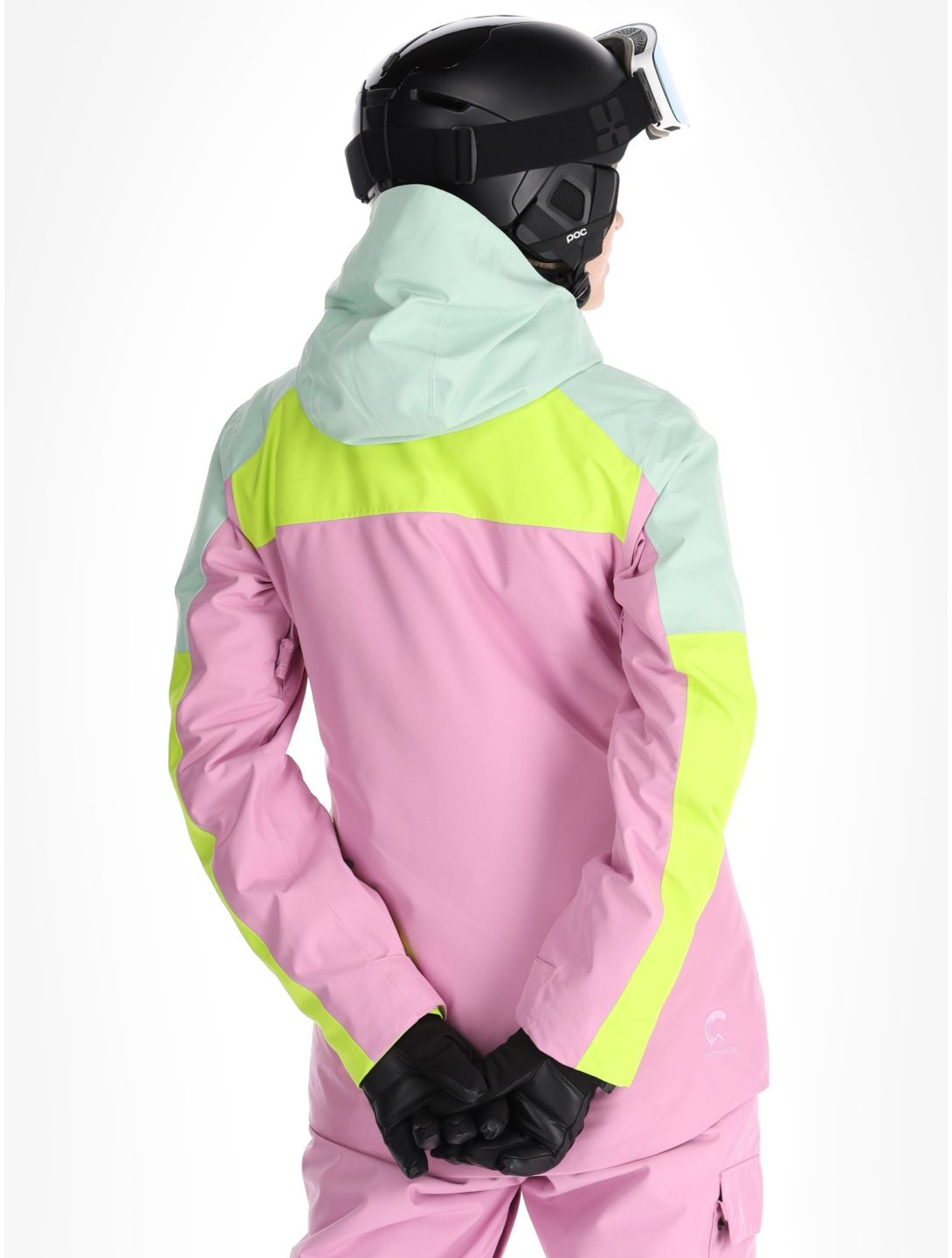 Picture, Exa Skijacke Damen Orchid Acid Lime Silt Green grün, rosa 