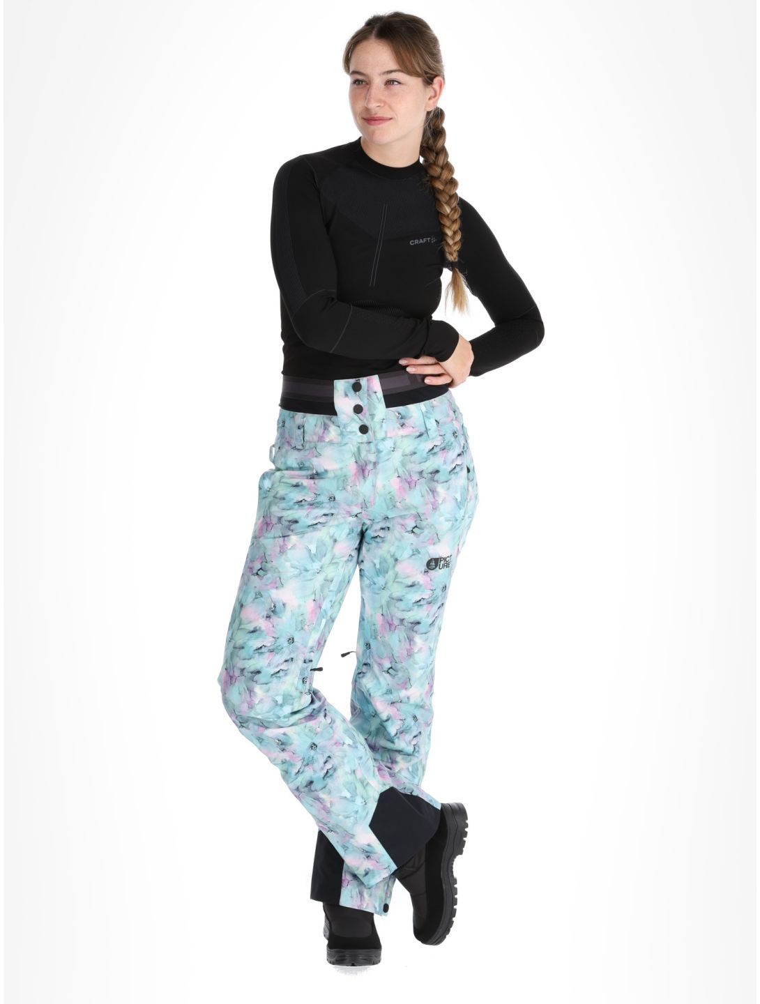 Picture, Exa Printed Skihose Damen Blurry Water Print mehrfarbig 