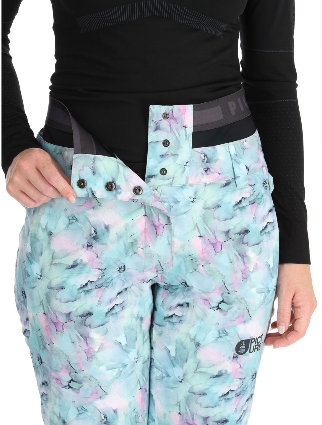 Picture, Exa Printed Skihose Damen Blurry Water Print mehrfarbig 