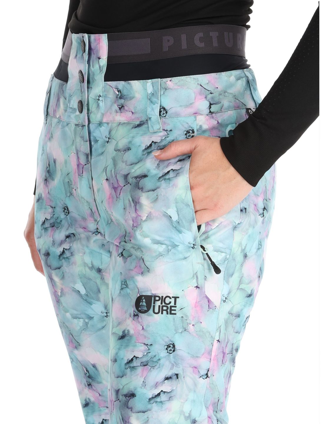 Picture, Exa Printed Skihose Damen Blurry Water Print mehrfarbig 